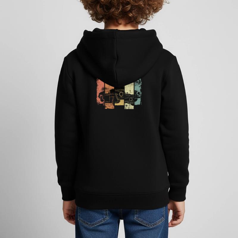Oldtimer décapotable Sweat Premium à capuche enfant bio