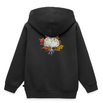 Arbre - Sweat Premium à capuche enfant bio - noir - Dos - AI Model Kid Male (0cm)