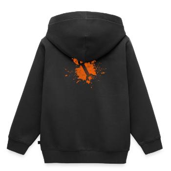 Outil artisanal - Sweat Premium à capuche enfant bio - noir - Dos - AI Model Kid Male (0cm)