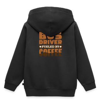 conducteur - Sweat Premium à capuche enfant bio - noir - Dos - AI Model Kid Male (0cm)