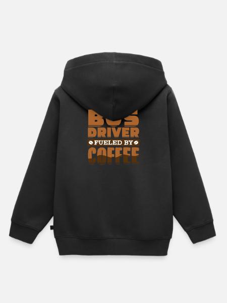 Busfahrer - Kinder Premium Organic Hoodie - Schwarz