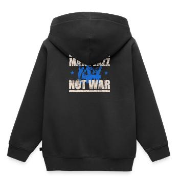 jazz - Sweat Premium à capuche enfant bio - noir - Dos - AI Model Kid Male (0cm)
