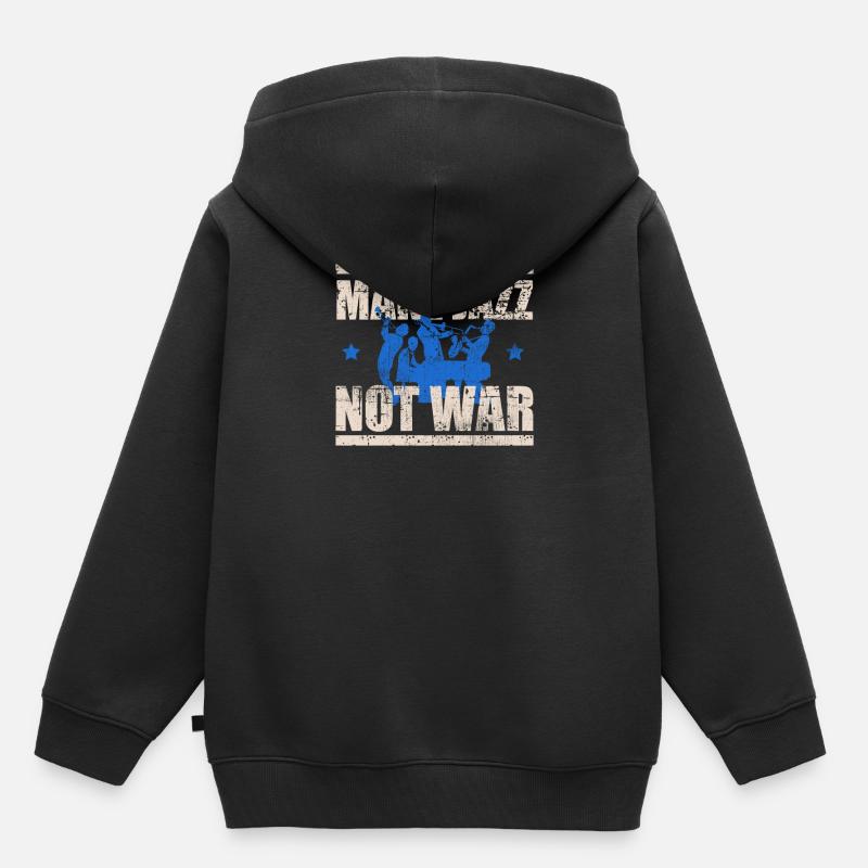 jazz - Sweat Premium à capuche enfant bio - noir