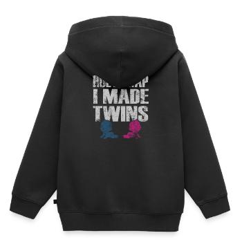 Gémeaux - Sweat Premium à capuche enfant bio - noir - Dos - AI Model Kid Male (0cm)