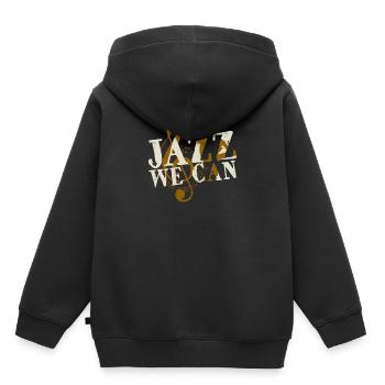 jazz - Sweat Premium à capuche enfant bio - noir - Dos - AI Model Kid Male (0cm)