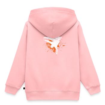 breakdancer - Kids Premium Organic Hoodie - rose - Back - AI Model Kid Female (0cm)