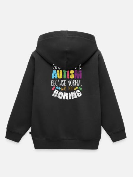 Autist - Kinder Premium Organic Hoodie - Schwarz