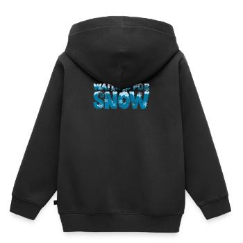 Snow winter sports - Kids Premium Organic Hoodie - black - Back - AI Model Kid Male (0cm)