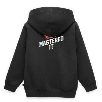 Mastered It Masters Degree Graduation Ceremony - Kids Premium Organic Hoodie - black - Back - AI Model Kid Male (0cm)