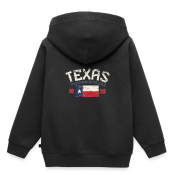 Jour de l'indépendance de l'État du Texas en détresse - Sweat Premium à capuche enfant bio - noir - Dos - AI Model Kid Male (0cm)