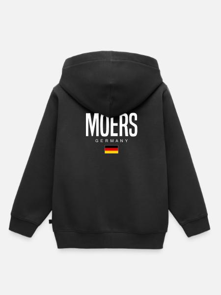 Moers - Kinder Premium Organic Hoodie - Schwarz