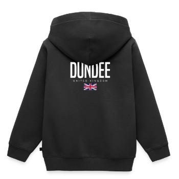 Dundee Vereinigtes Königreich - Kinder Premium Organic Hoodie - Schwarz - Hinten - AI Model Kid Male (0cm)