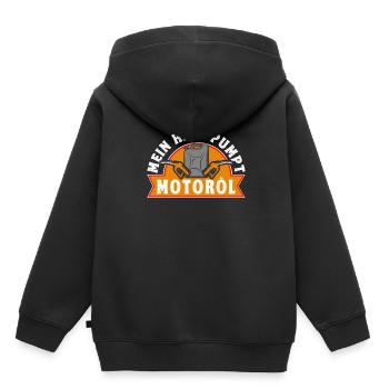 Mécanicien automobile Mécatronicien automobile Mécanicien - Sweat Premium à capuche enfant bio - noir - Dos - AI Model Kid Male (0cm)