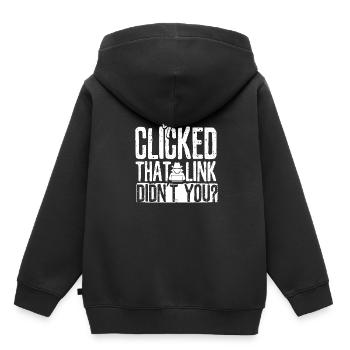 Hacker - Kinder Premium Organic Hoodie - Schwarz - Hinten - AI Model Kid Male (0cm)
