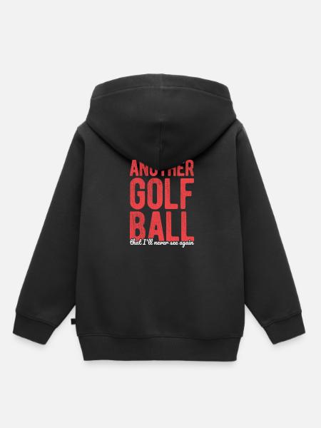 Golfplatz zum Golfen Golf - Kinder Premium Organic Hoodie - Schwarz