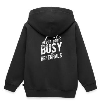 Immobilien-Händler Für Immobilien-Makler - Kinder Premium Organic Hoodie - Schwarz - Hinten - AI Model Kid Male (0cm)