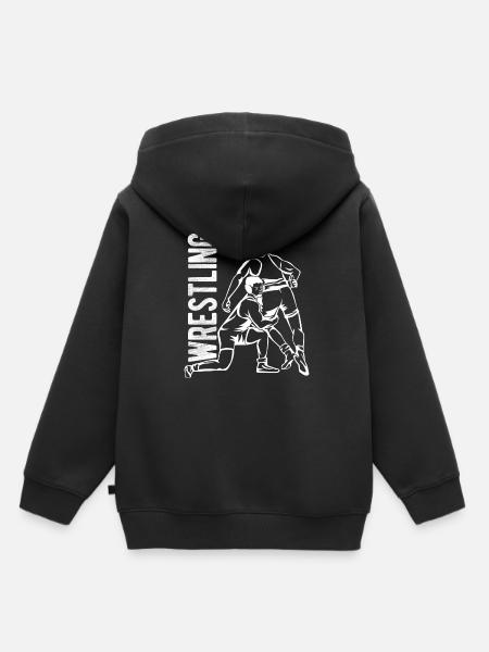 Grappling Martial Arts Wrestling - Kinder Premium Organic Hoodie - Schwarz