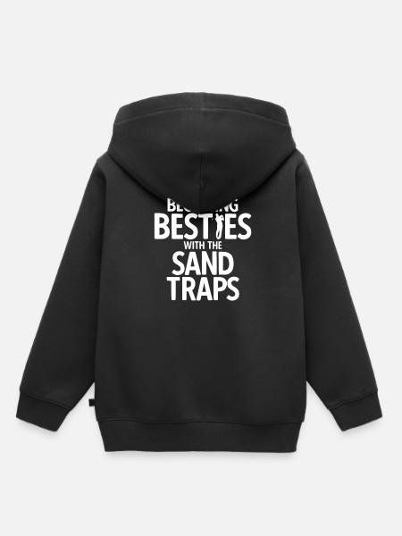 Golfplatz zum Golfen Golf - Kinder Premium Organic Hoodie - Schwarz