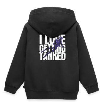 Apnoetaucher Freitaucher Taucher - Kinder Premium Organic Hoodie - Schwarz - Hinten - AI Model Kid Male (0cm)