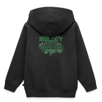 biologie - Sweat Premium à capuche enfant bio - noir - Dos - AI Model Kid Male (0cm)