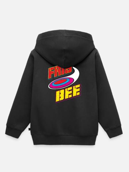 Frisbee - Ultimate Frisbee - Kinder Premium Organic Hoodie - Schwarz