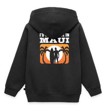 Soyez à Maui Vacationers Poison - Sweat Premium à capuche enfant bio - noir - Dos - AI Model Kid Male (0cm)