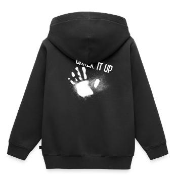 cadeau de magnésie de gymnastique bouldering craie - Sweat Premium à capuche enfant bio - noir - Dos - AI Model Kid Male (0cm)