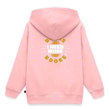 livres - Sweat Premium à capuche enfant bio - rose - Dos - AI Model Kid Female (0cm)