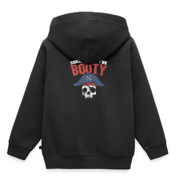 Pirat - Kinder Premium Organic Hoodie - Schwarz - Hinten - AI Model Kid Male (0cm)