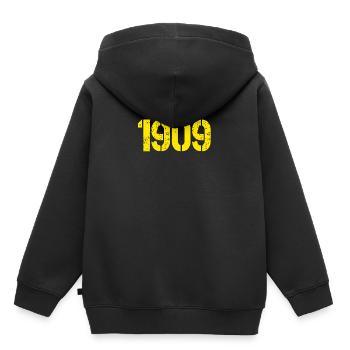 Dortmund - Kinder Premium Organic Hoodie - Schwarz - Hinten - AI Model Kid Male (0cm)