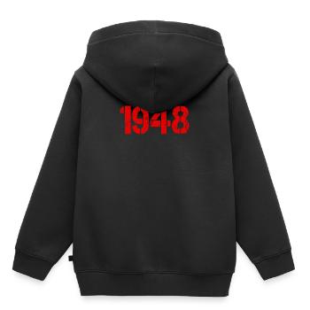 Köln Kölle Cologne Colonia - Kinder Premium Organic Hoodie - Schwarz - Hinten - AI Model Kid Male (0cm)