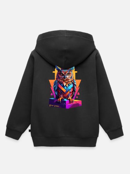 Weisheit - Kinder Premium Organic Hoodie - Schwarz