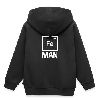 Iron Man - Premium Design - Kids Premium Organic Hoodie - black - Back - AI Model Kid Male (0cm)