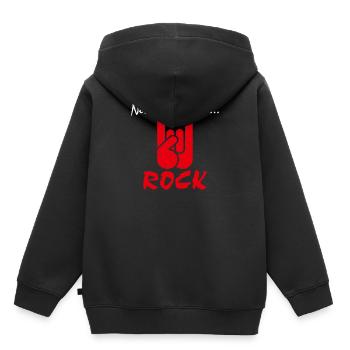 Never too old to rock - Kids Premium Organic Hoodie - black - Back - AI Model Kid Male (0cm)