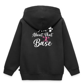 Cheerleader - Kinder Premium Organic Hoodie - Schwarz - Hinten - AI Model Kid Male (0cm)