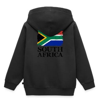 Afrique du Sud - Sweat Premium à capuche enfant bio - noir - Dos - AI Model Kid Male (0cm)