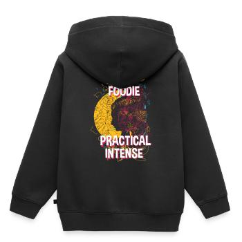 Sternzeichen Jungfrau Horoskop - Kinder Premium Organic Hoodie - Schwarz - Hinten - AI Model Kid Male (0cm)
