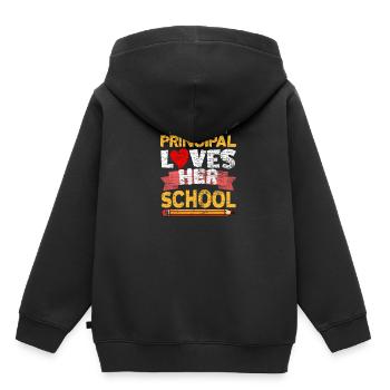 Direktor Beruf - Kinder Premium Organic Hoodie - Schwarz - Hinten - AI Model Kid Male (0cm)