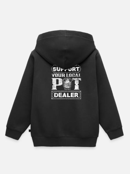 Töpfern - Kinder Premium Organic Hoodie - Schwarz
