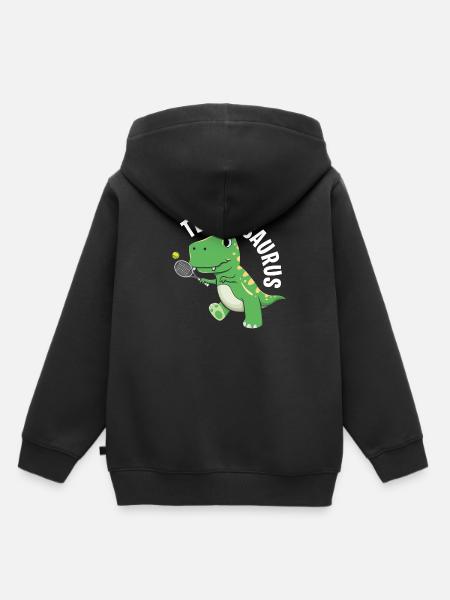 Tennis - Kinder Premium Organic Hoodie - Schwarz
