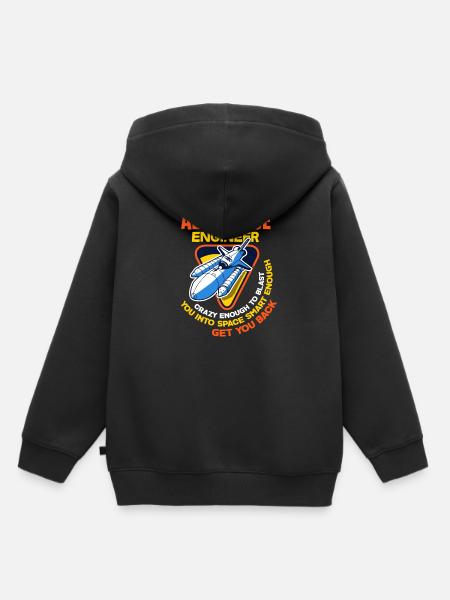 Ingenieur Raumfahrt - Kinder Premium Organic Hoodie - Schwarz