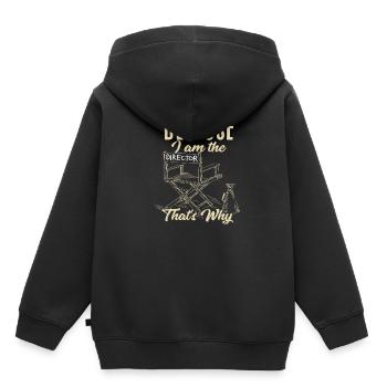 Film Filmemacher - Kinder Premium Organic Hoodie - Schwarz - Hinten - AI Model Kid Male (0cm)