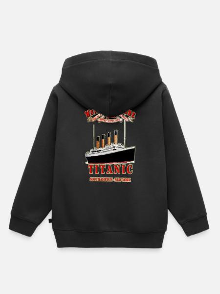 TITANIC CREATION Louis RUNEMBERG © Adagp - Kids Premium Organic Hoodie - black