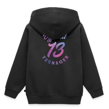 13th Birthday Girl Teen Teen - Kids Premium Organic Hoodie - black - Back - AI Model Kid Male (0cm)