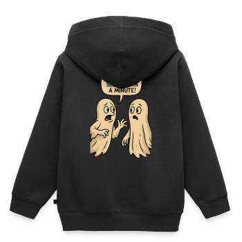 I haven't seen you in a minute (Ghosts) - Kids Premium Organic Hoodie - black - Back - AI Model Kid Male (0cm)