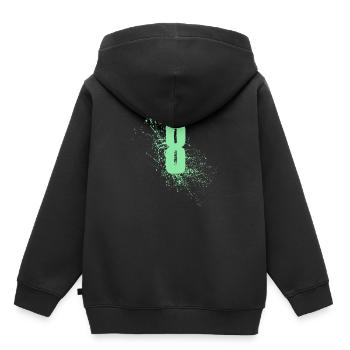 8 Geburtstag - Kinder Premium Organic Hoodie - Schwarz - Hinten - AI Model Kid Male (0cm)