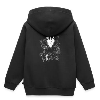 Fantasy Sous-marin Design - Sweat Premium à capuche enfant bio - noir - Dos - AI Model Kid Male (0cm)