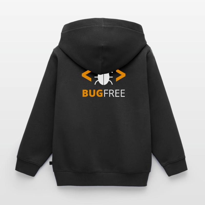 Bugfree Free Programmer Code Geek Sweat Premium à capuche enfant bio