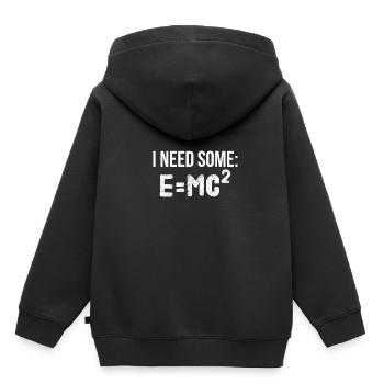 Physique - Sweat Premium à capuche enfant bio - noir - Dos - AI Model Kid Male (0cm)
