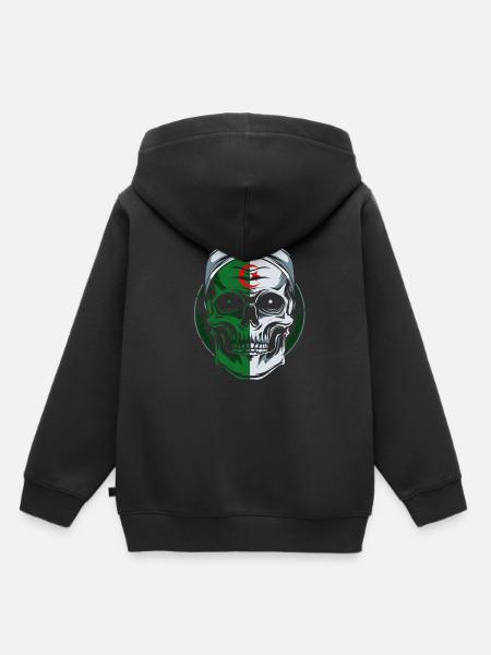 Algerien - Kinder Premium Organic Hoodie - Schwarz